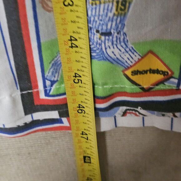 Vintage Baseball Cards Flat Bedsheet Twin Size 92" x 66" 80s 90s MLB Collectors - Picture 11 of 11